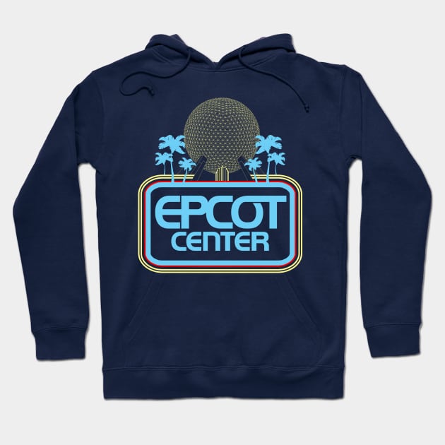 Epcot Center Throwback Version 1 Hoodie by Mouse Magic with John and Joie